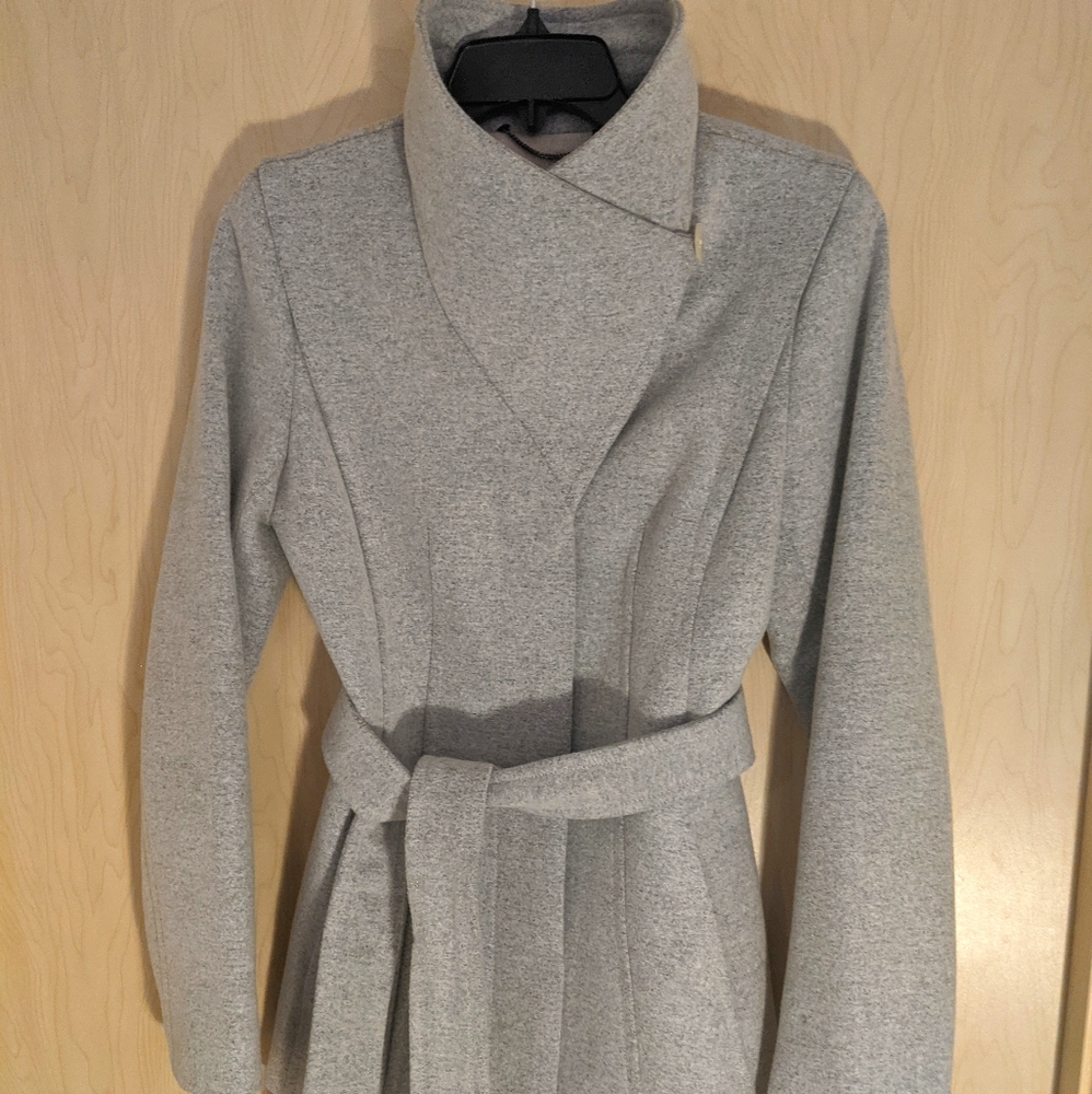 Babaton Short Connor Coat, Light Grey, S